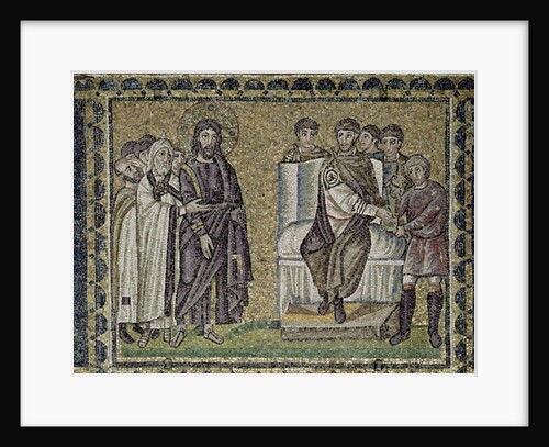 Jesus before Pontius Pilate by Byzantine School