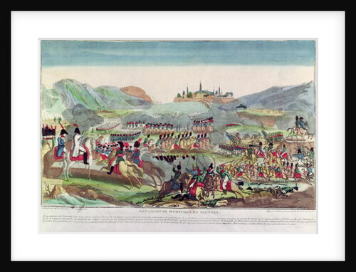 Battles of Wurtchen and Bautzen, 20th May 1813 by French School