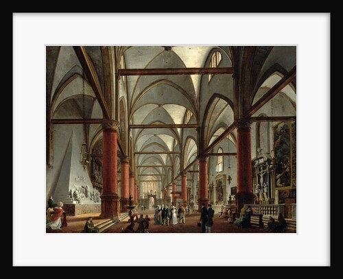 Leopoldo Cicognara Commenting on the Monument of Canova in the the Church of Santa Maria Gloriosa dei Frari by Giuseppe Borsato