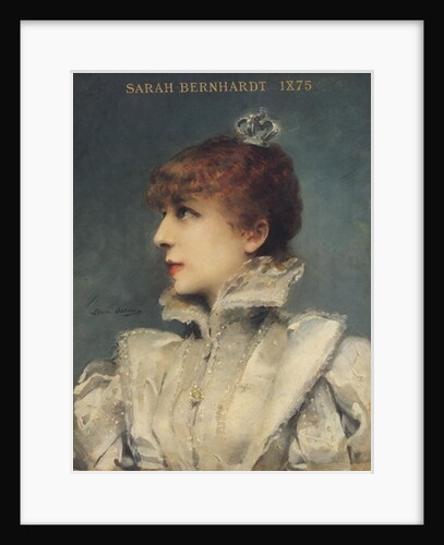 Sarah Bernhardt 1875 by Louise Abbema