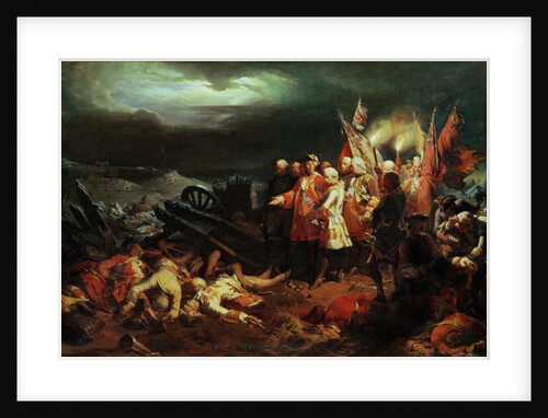 Louis XV Visiting the Field of Battle at Fontenoy in May 1745 by Felix Philippoteaux