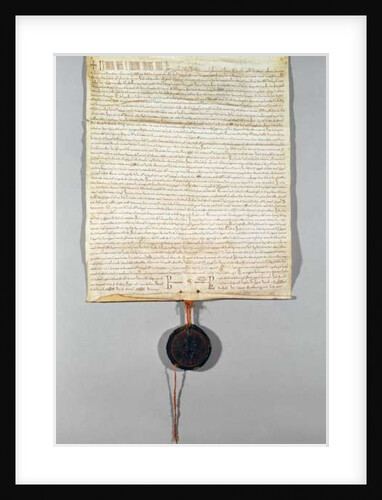 Charter of the Peronne Commune, granted by Philippe Auguste 1209 by French School