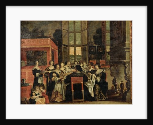 A Conversation Between Women, also said Women at lunch by Abraham Bosse