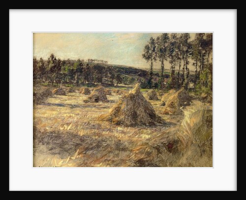Haystacks in Sunset, 1906 by Leon Augustin Lhermitte