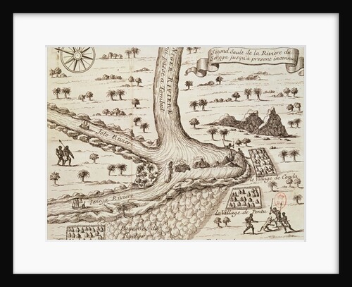 Confluence of the Niger, the Joto and the Senegal by French School