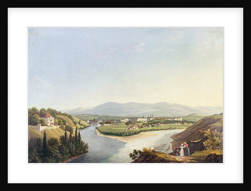 View of Geneva from the Confluence of the Rhone and the Arve by Jean Dubois (after)
