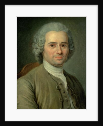 Jean-Jacques Rousseau by Maurice Quentin de la Tour