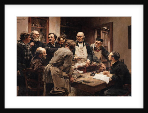 The Lesson of Claude Bernard or, Session at the Vivisection Laboratory, 1889 by Leon Augustin Lhermitte