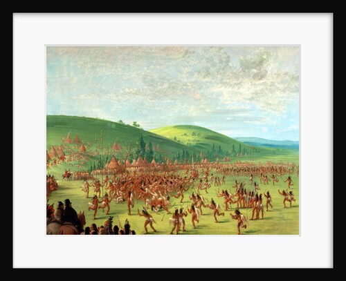 Indian Ball Game by George Catlin