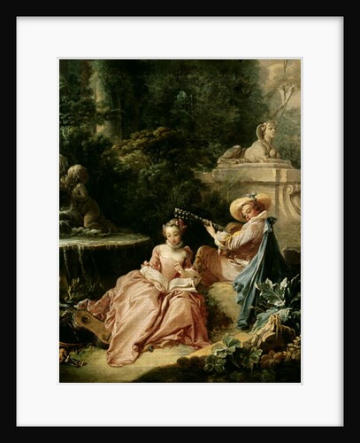 The Music Lesson, 1749 by Francois (attr. to) Boucher