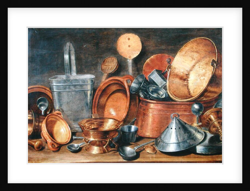 Still Life with Kitchen Utensils by Cornelis Jacobsz Delff
