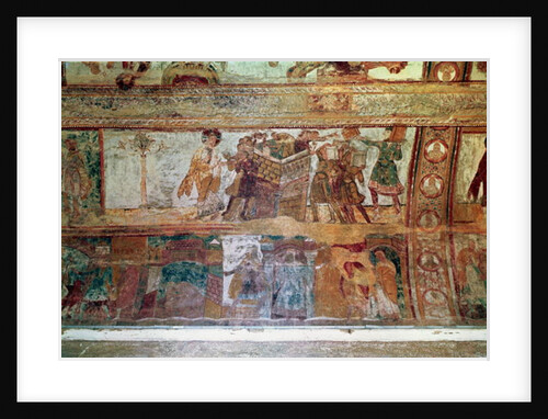 The Construction of the Tower of Babel; The Meeting of Joseph and Potiphar's Wife, and Joseph Being Thrown into Prison by French School