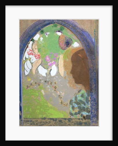 Profile of a Woman at a Window, c.1912 by Odilon Redon