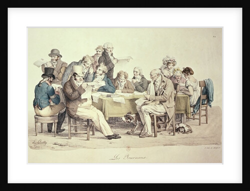 The Newspapers by Louis Leopold Boilly