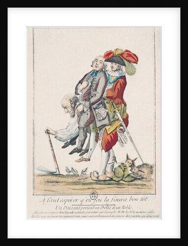 You should hope that this game will be over soon, 1789 by French School