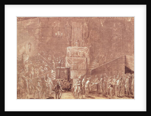 Jacobin Club During the Revolution by French School