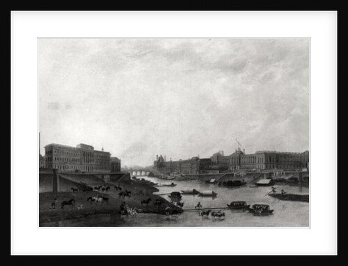 View of Paris from the Pont-Neuf, c.1800 by Pierre Antoine Demachy