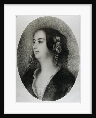 Madame Hanska engraved by Emile Lassalle by Jean Francois Gigoux