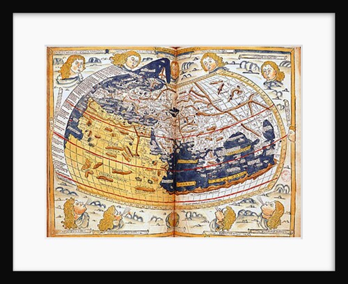 Map of the world, after Ptolemy, 1486 by (c.90-168)(after) Ptolemy