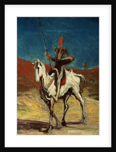 Don Quixote, c.1865-1870 by Honore Daumier