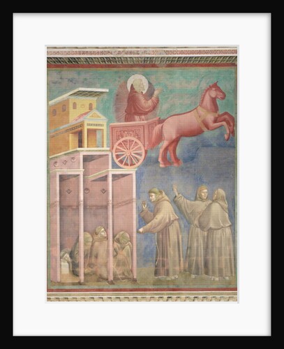 St. Francis Appears to His Companions in a Chariot of Fire, 1296-97 by Giotto