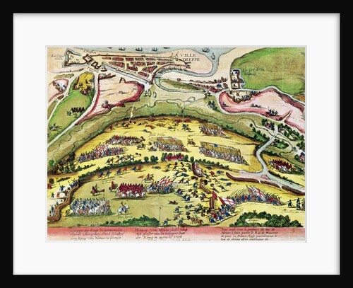 The Siege of Dieppe in 1589, 1589-92 by Franz Hogenberg