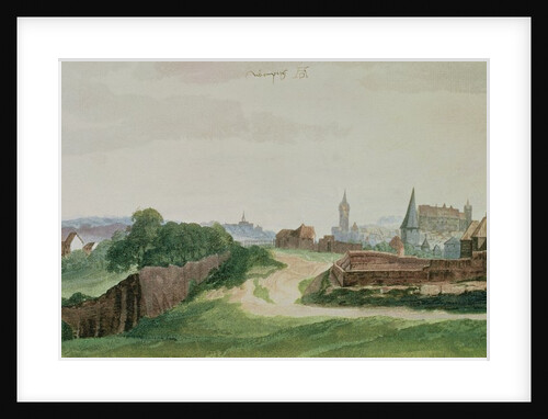 View of Nuremberg, 1496-97 by Albrecht Dürer or Duerer