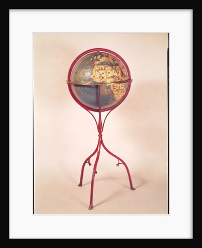 Terrestrial Globe, showing the Indian Ocean, made in Nuremberg by Martin Behaim