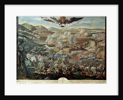 The Surrounding of Vienna by the Turks in 1683 by Austrian School