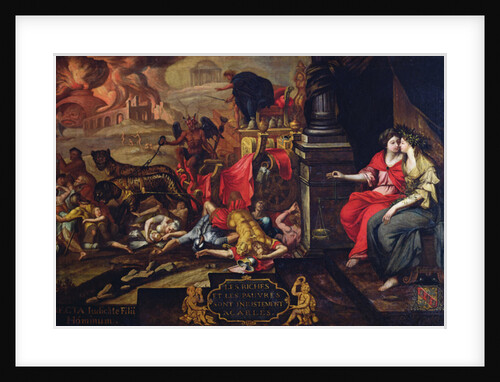 Allegory of the Revolt known as the 'Papier Timbre' of 1675, 1676 by Jean Bernard Chalette
