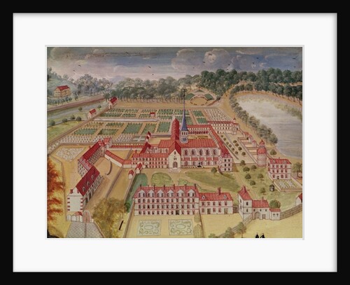 General View of the Abbey from 'l'Abbaye de Port-Royal', c.1710 by Louise Madelaine Cochin