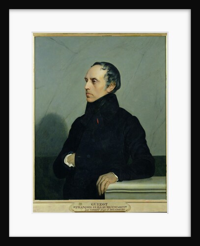 Francois Guizot after a painting by Paul Delaroche c.1878 by Jean or Jehan Georges Vibert