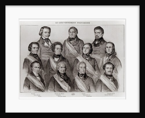 The Provisional Government of 1848 by French School