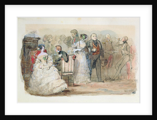 A Reception during the Reign of Louis-Philippe 1832 by Eugene-Louis Lami