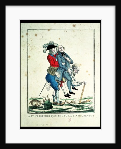 The Game Must End Soon, 1789 by French School