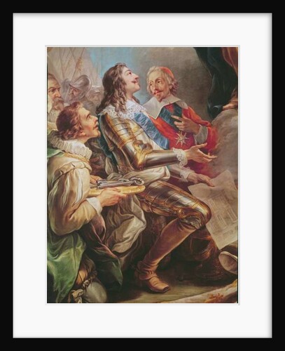 Louis XIII dedicating the Church of Notre-Dame-des-Victoires to the Virgin in 1629 by Carle van Loo