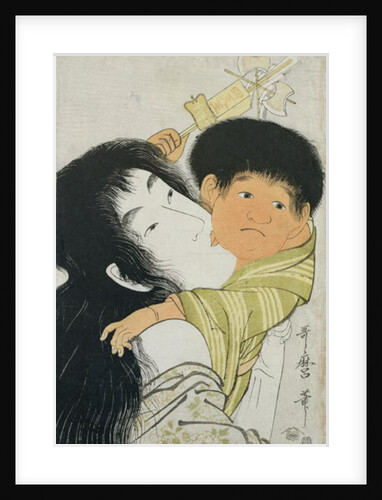 Yama-Uba and Kintoki by Kitagawa Utamaro