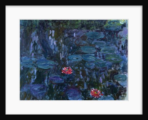 Waterlilies with Reflections of a Willow Tree, 1916-19 by Claude Monet