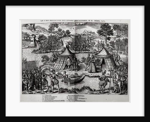 The Peace Made on L'Isle aux Boeufs, near Orleans on 13th March 1563 by Jacques Tortorel