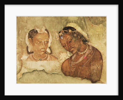 A Princess and her Servant by School Indian