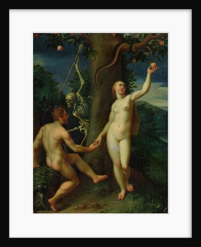 Adam and Eve by Hans I or Johann Rottenhammer
