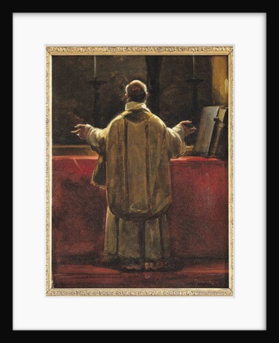 Priest at the Altar by Francois-Marius Granet