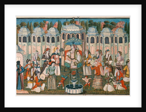 Feast for the Valide Sultana with the presence of Madame Girardin, the French ambassador by School Turkish