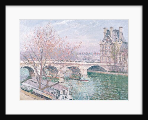 The Pont-Royal and the Pavillon de Flore, 1903 by Camille Pissarro