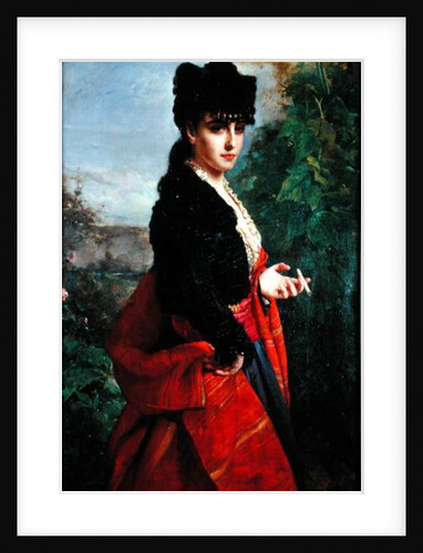 Portrait of a Spanish Woman by Heinrich Wilhelm Schlesinger