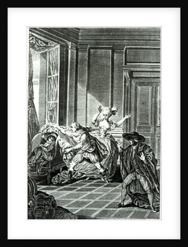 Scene from Act I of The Marriage of Figaro by Jacques Philippe Joseph de Saint-Quentin