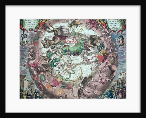 Constellations of the Southern Hemisphere, 1708 by Andreas Cellarius