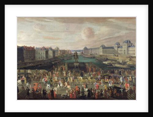 Procession of Louis XIV Across the Pont-Neuf, 1665-69 by French School