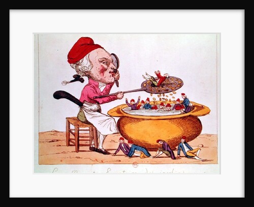 The Purifying Pot of the Jacobins, 1793 by Benoit Louis Henriquez