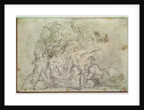 Pieta by Ferdinand Victor Eugene Delacroix